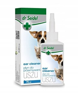 Dr Seidel Płyn do czyszczenia uszu psów/kotów 75ml