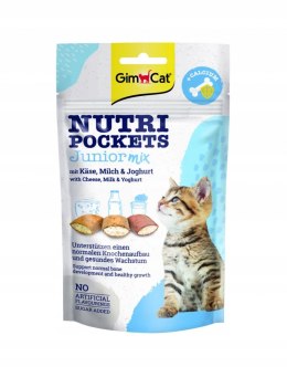 Gimcat Nutri Pockets Junior mix 60g dla kociąt