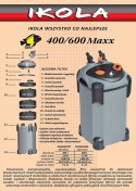 IKOLA filtr zewnętrzny 600 Maxx akwarium do 600l