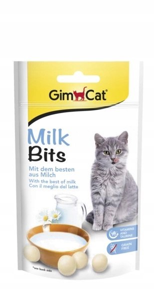 Witaminy dla kotów GimCat Milk Bits 40 g
